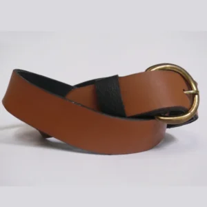 Cinturón de cuero reversible